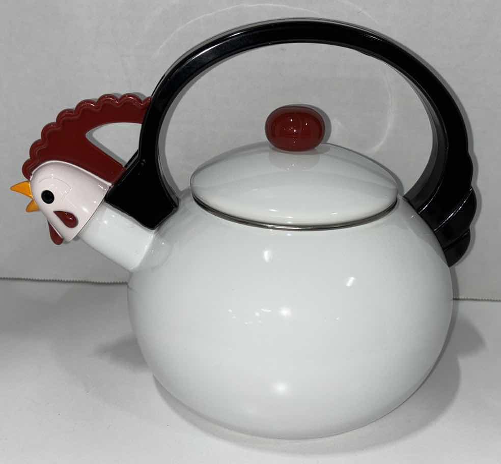 Photo 1 of NEW WHISTLING 1.6 QT ROOSTER TEA KETTLE