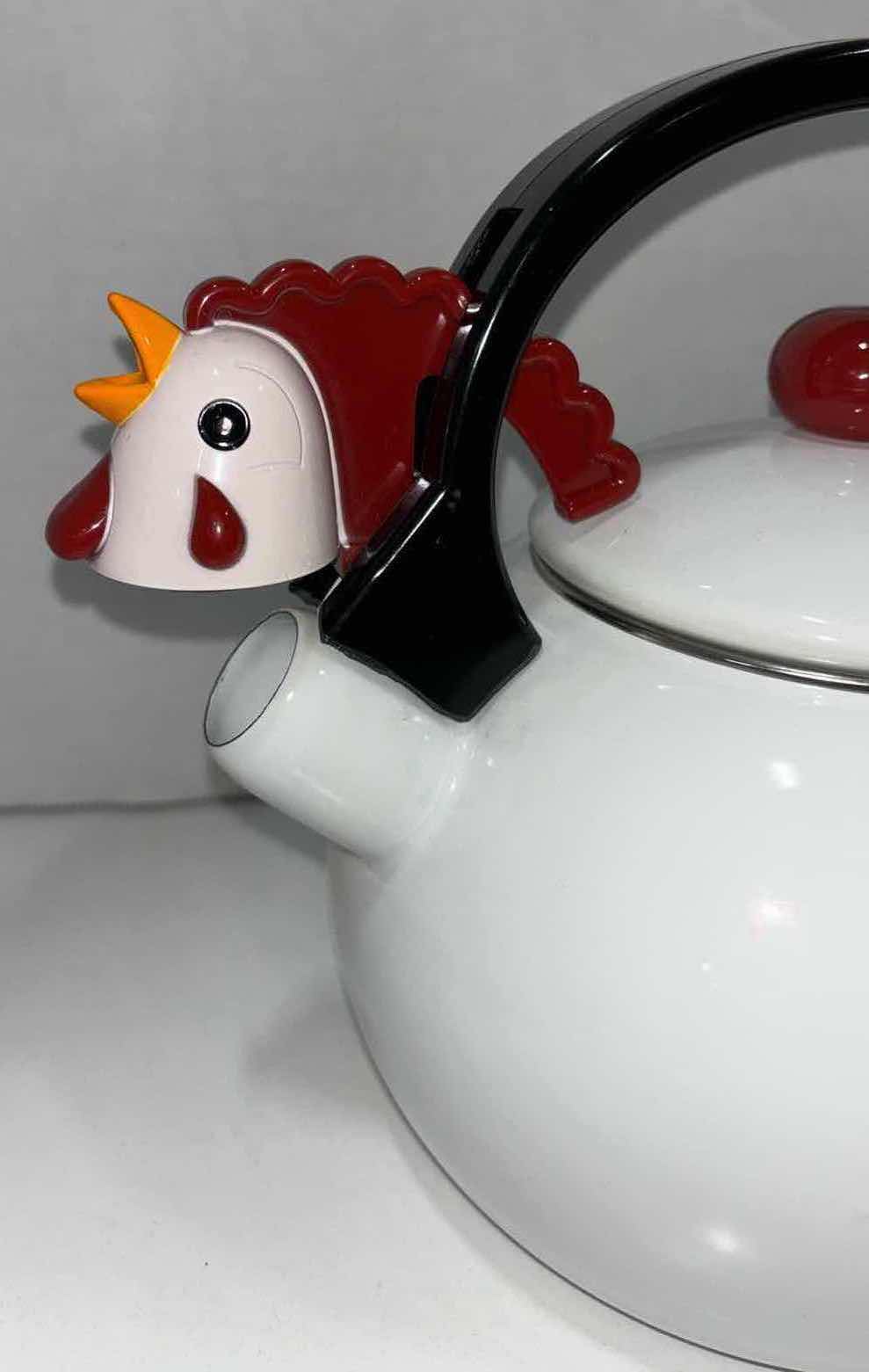 Photo 3 of NEW WHISTLING 1.6 QT ROOSTER TEA KETTLE