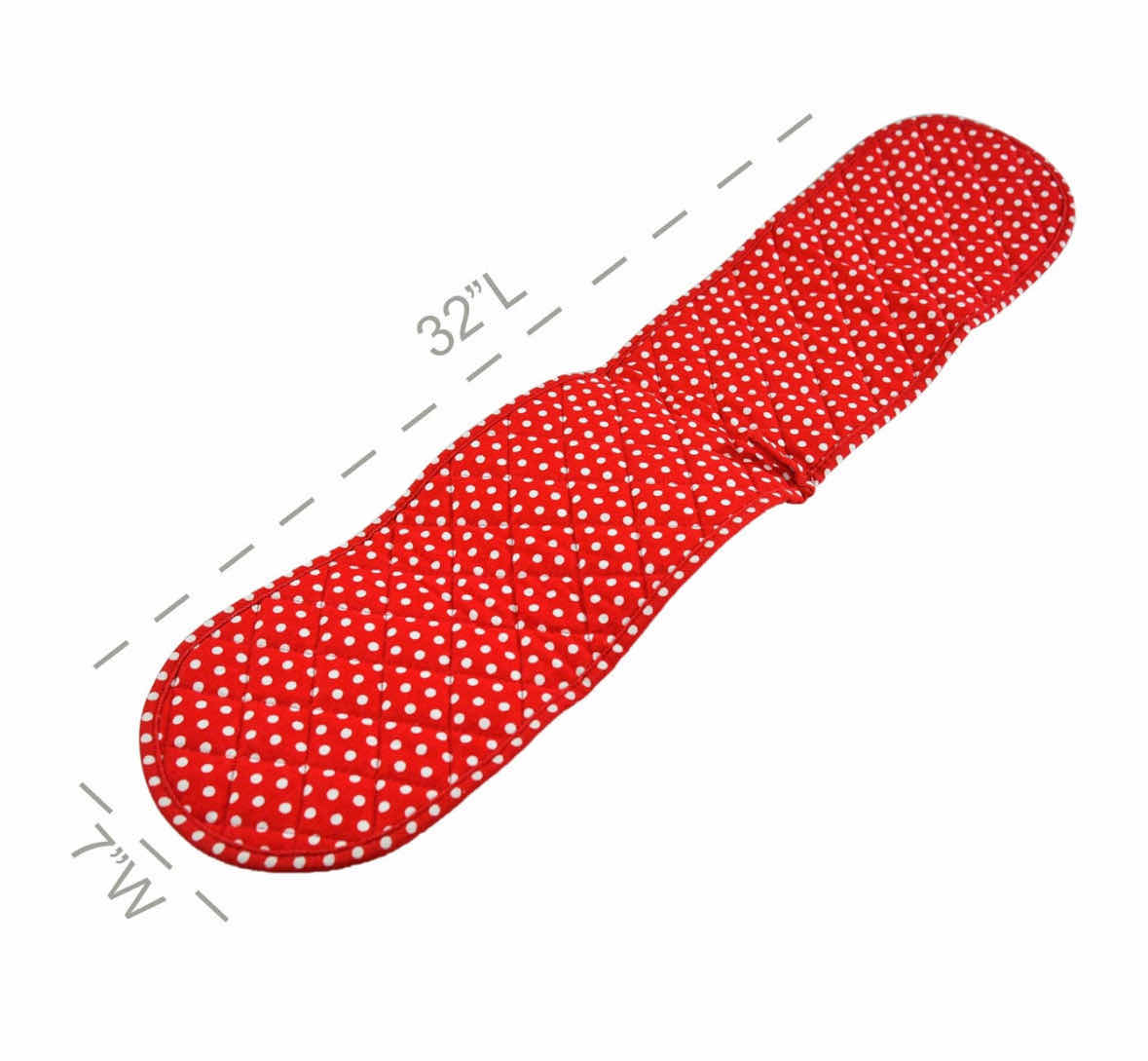 Photo 4 of NEW 2-PACK NON-SLIP DOUBLE OVEN GLOVE/MITT (RED/WHITE POLKA DOT)