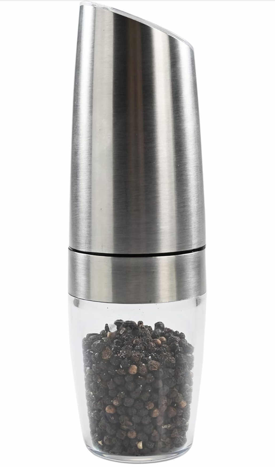 Photo 1 of NEW CASE OF HOME-X ELECTRIC GRAVITY SALT & PEPPER AUTOMATIC GRINDERS (APPROX 40PCS)