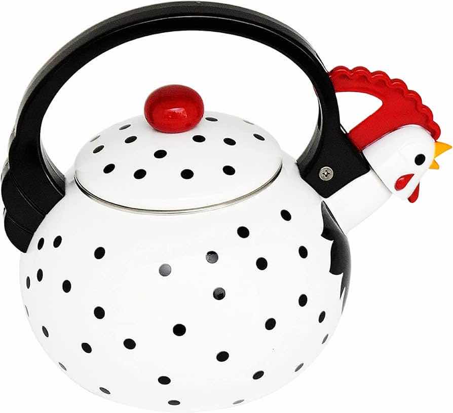 Photo 1 of NEW CASE HOME-X LEGHORN ROOSTER WHISTLING TEA KETTLE (BOX OF 6)