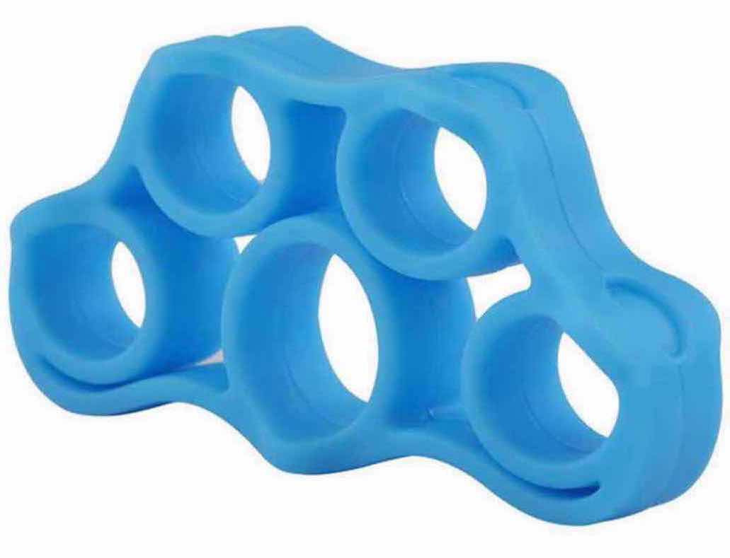 Photo 1 of NEW CASE OF HOME-X FINGER STRENGTH EXERCISE BAND/TOOL, BLUE (500 PER CASE)