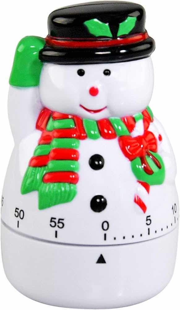 Photo 1 of NEW 10-PACK HOME-X HOLIDAY SNOWMAN KITCHEN MANUAL TIMER 3.75”