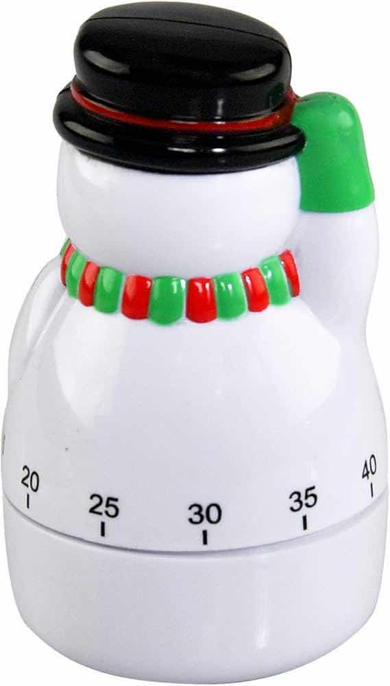 Photo 2 of NEW 10-PACK HOME-X HOLIDAY SNOWMAN KITCHEN MANUAL TIMER 3.75”