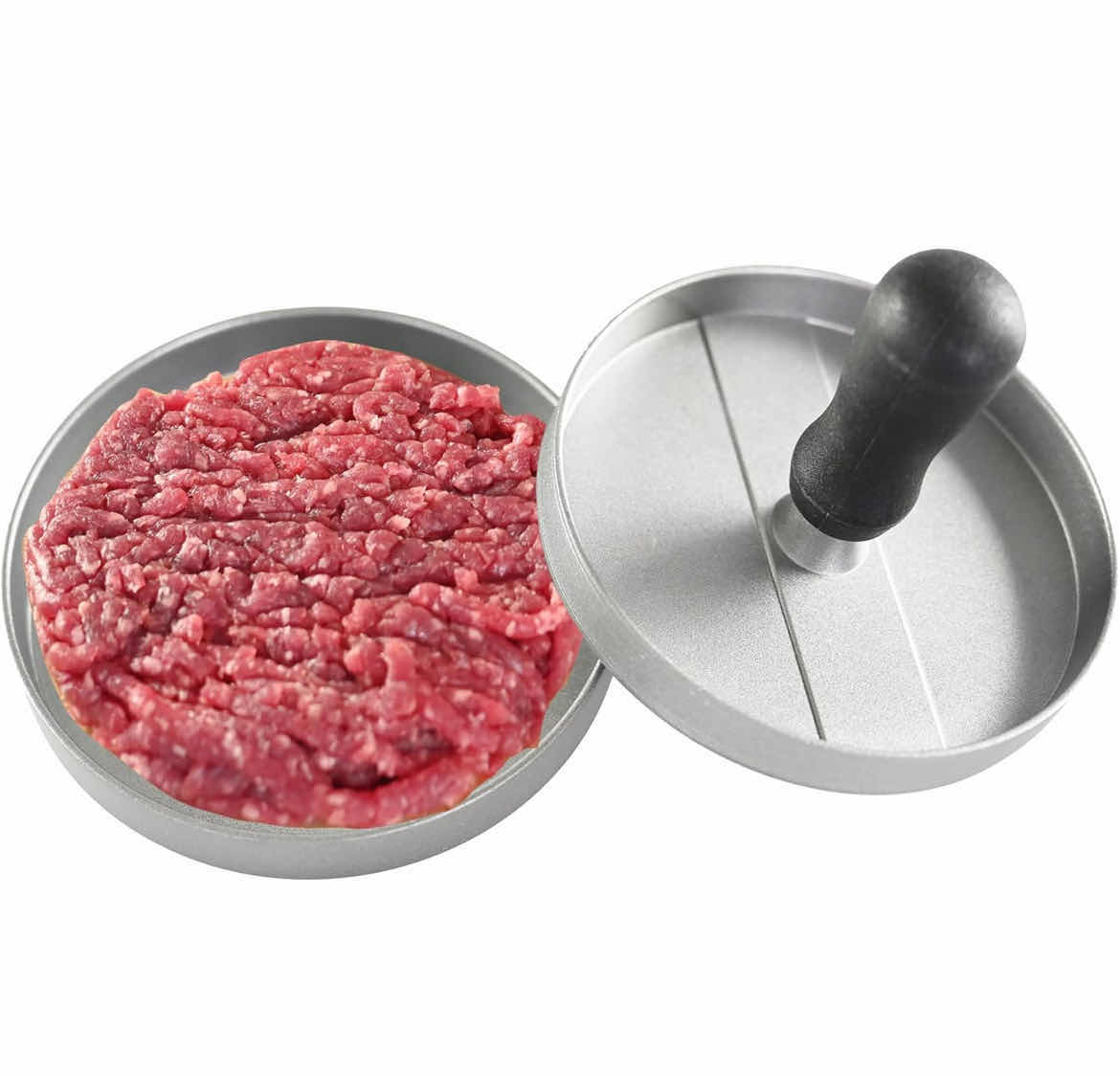 Photo 1 of HOME X ALUMINUM HAMBURGER PRESS (1CASE/40PCS)