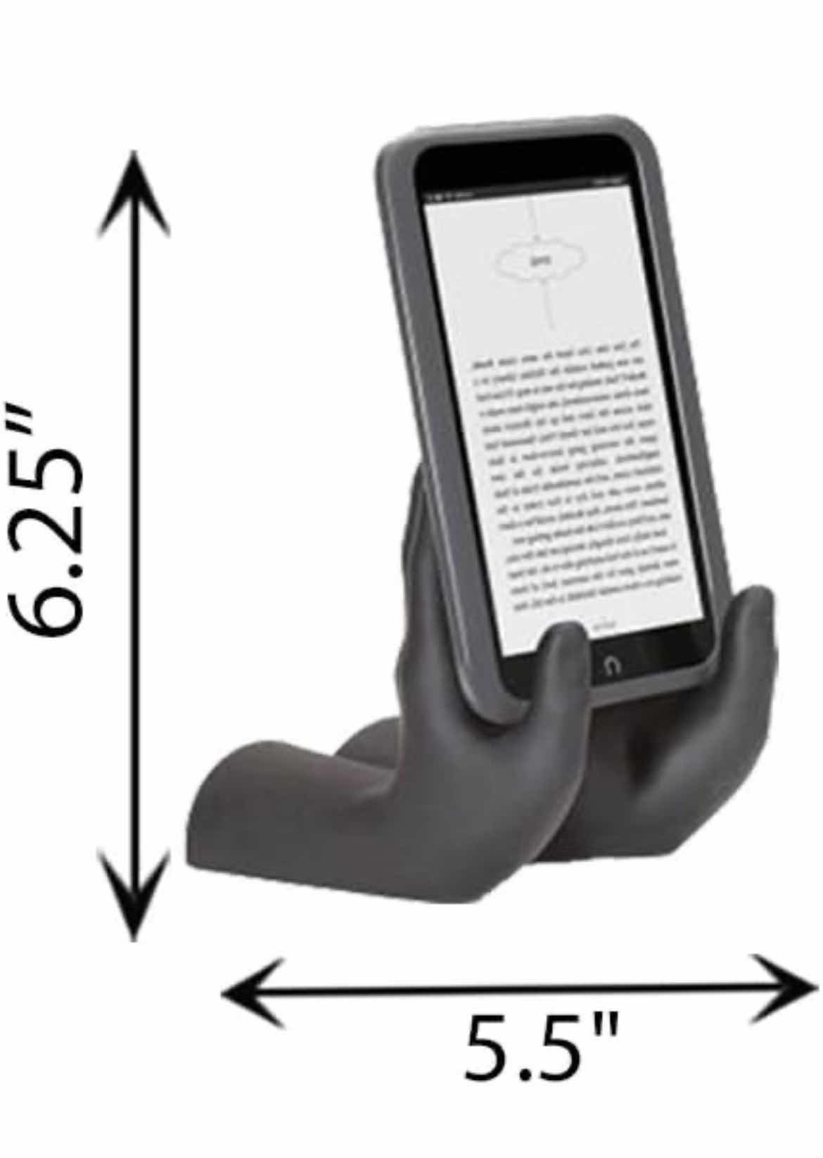 Photo 3 of ARAD THE ART OF HAND BLACK FINISH TABLET, PHONE & BOOK STAND HANDS (1CASE/8PCS)