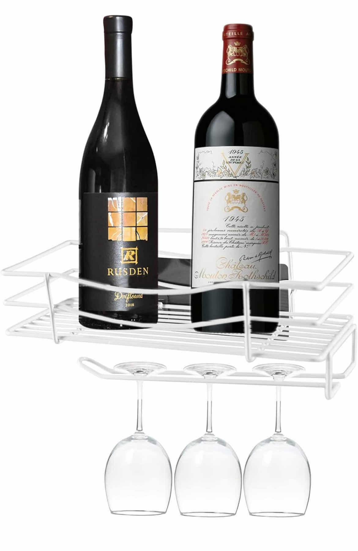 Photo 1 of HOME X WINE & STEMWARE WHITE WINE RACK MOUNT (1CASE/16PCS)