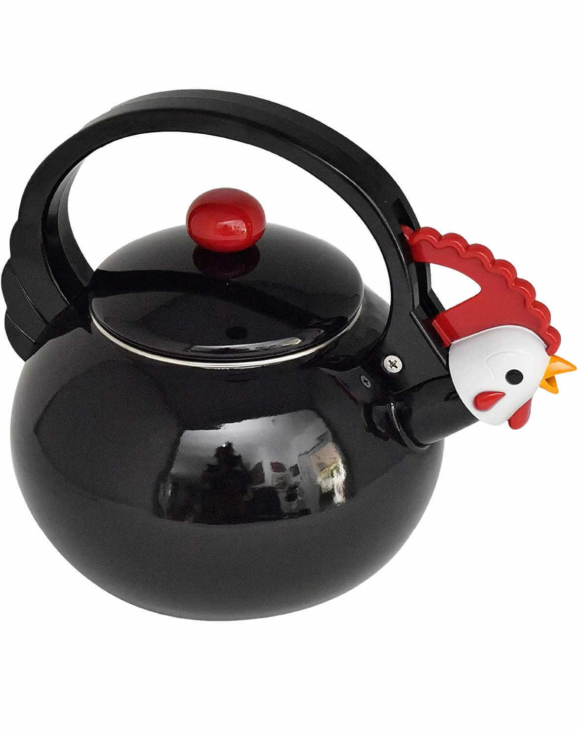 Photo 1 of HOME X BLACK ROOSTER WHISTLING TEA KETTLE 1.9QT (1CASE/6PCS)