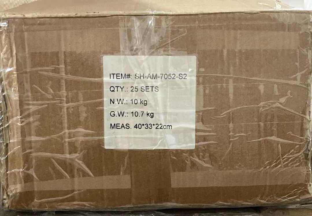 Photo 1 of NEW CASE HOME-X 2PK SPACE SAVING CLOSET LEGGING HANGERS (BOX OF 25 SETS)