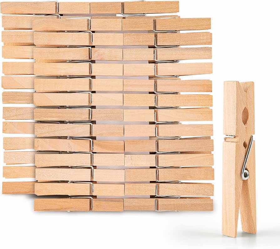 Photo 1 of NEW CASE HOME-X WOOD CLOTHESPINS (BOX OF 15 SETS OF 100)