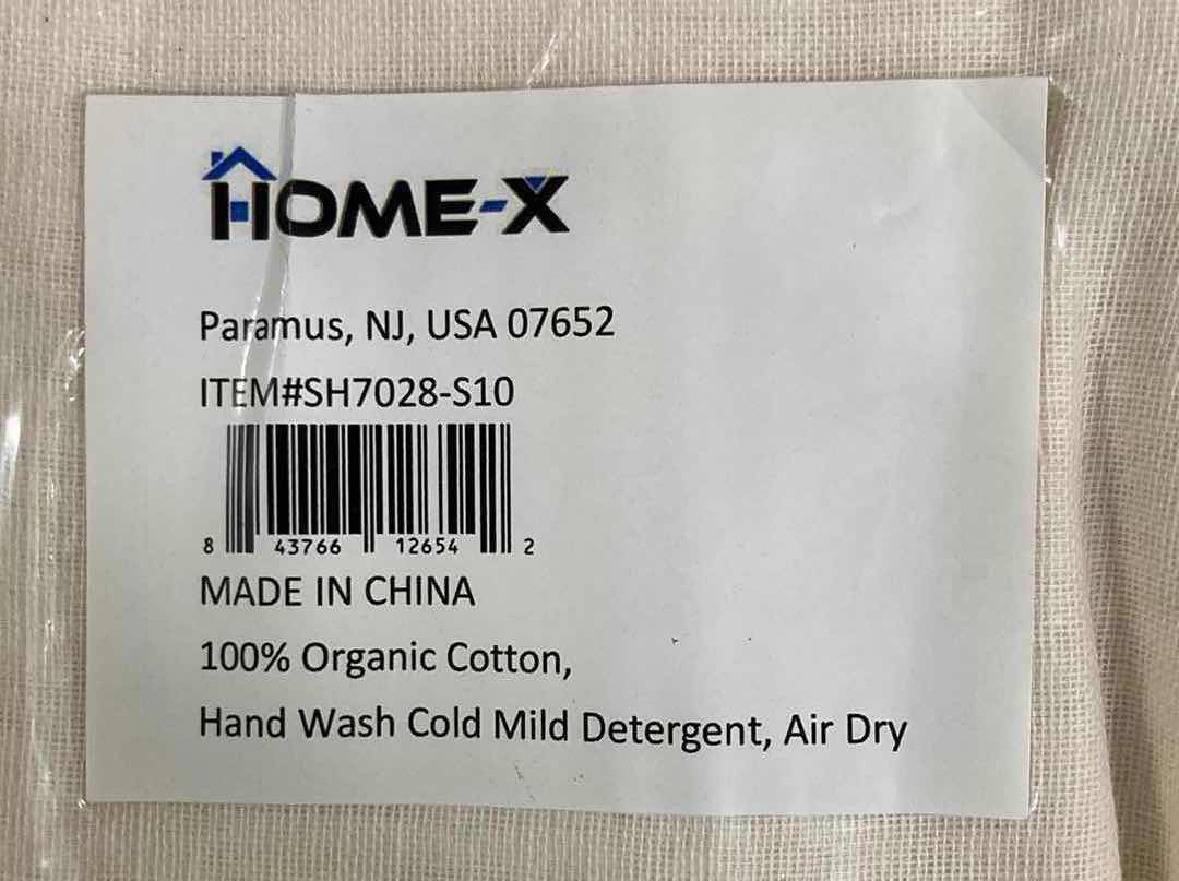 Photo 5 of NEW CASE HOME-X CREAM ORGANIC COTTON CHEESE CLOTH 10PK (BOX OF 30 SETS)