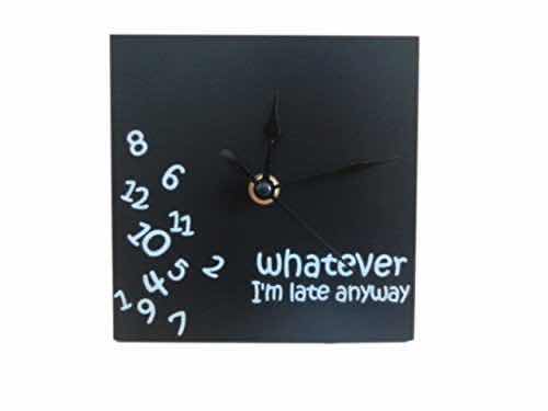 Photo 1 of NEW CASE ARAD “WHATEVER I’M LATE ANYWAY” BATTERY OPERATED DESK CLOCK (BOX OF 40)