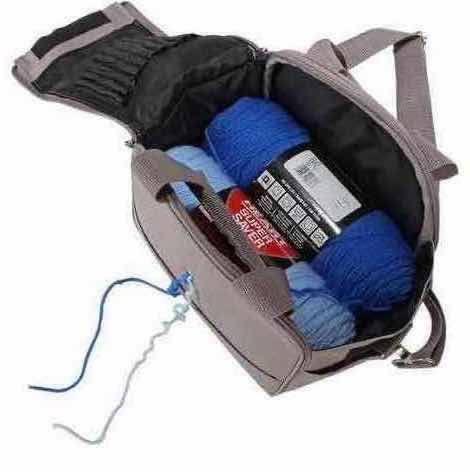 Photo 2 of NEW CASE OF HOME-X PORTABLE CANVAS YARN BAG, GREY (10 PCS/CASE)