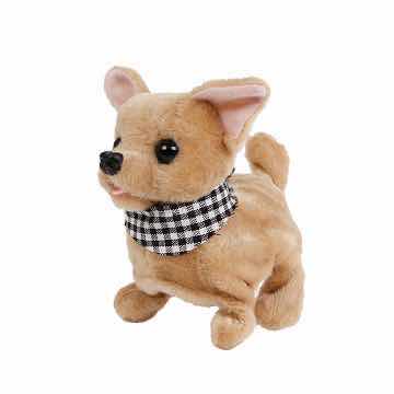 Photo 1 of NEW CASE OF HOME-X BATTERY OPERATED RUNNING DOG/CHIHUAHUA W CHECKERED BANDANA (12 PCS/CASE)