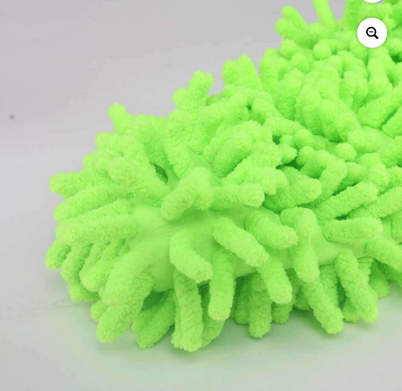 Photo 3 of 10-HOME-X WASHABLE CHENILLE FIBER,  HOME  FLOOR CLEANING DUST MOP SLIPPERS FOOT SOCK,  MOP SHOES