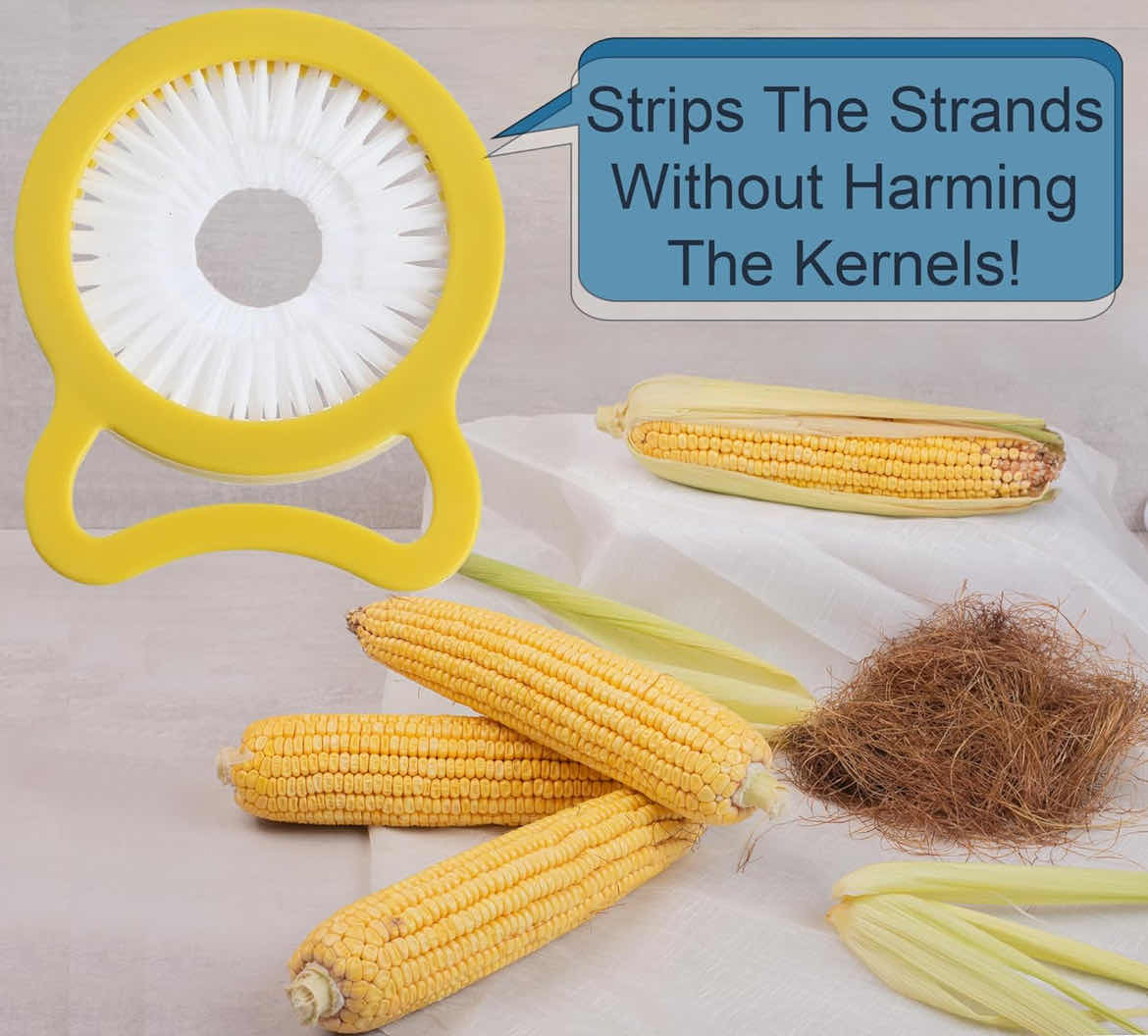 Photo 3 of 10-BRAND NEW-HOME-X CORN AND VEGETABLE BRUSH TO REMOVE SILK AND DEBRIS, (10CT).