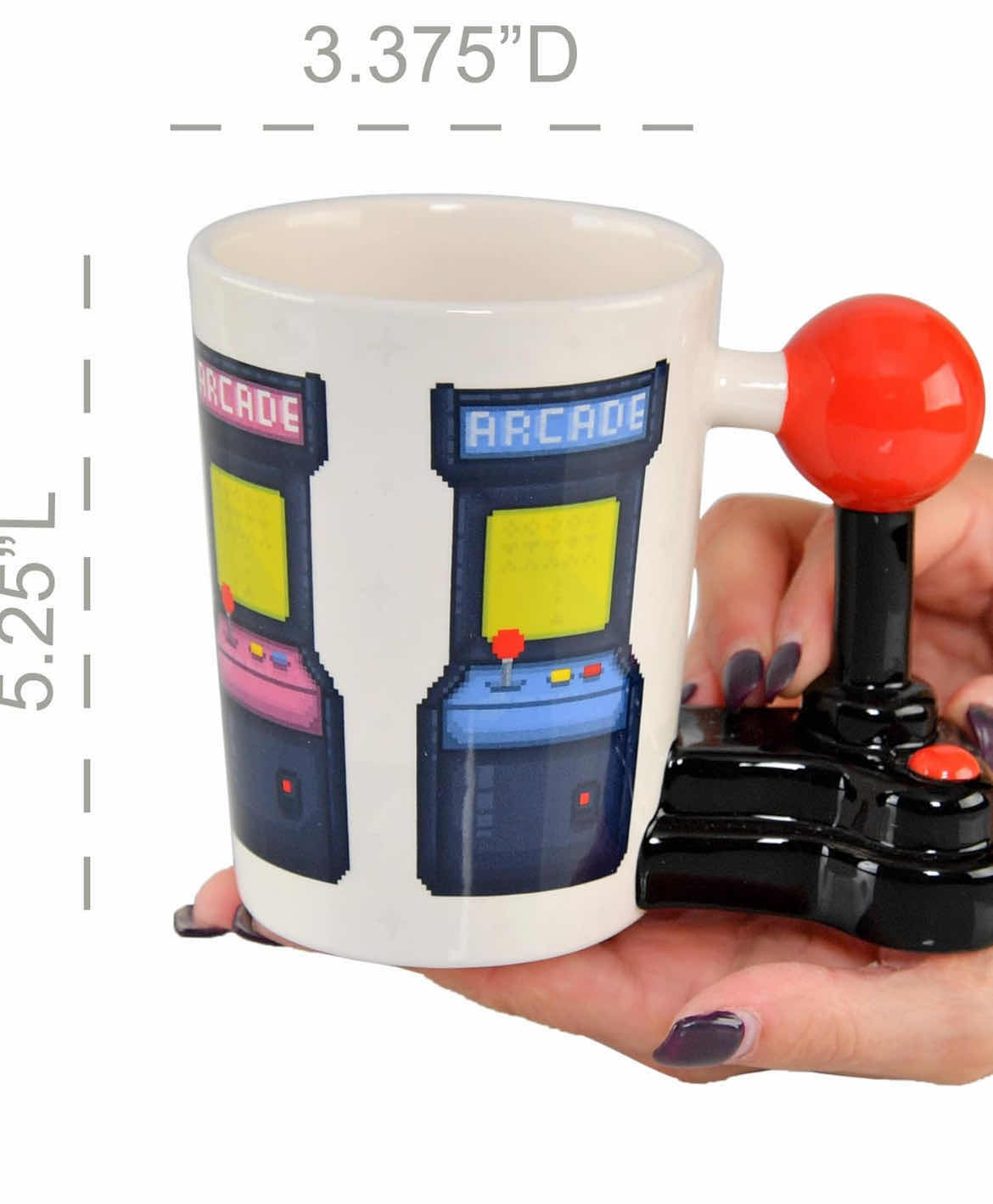 Photo 4 of BRAND NEW-HOME-X-NOVELTY "GAMER" COFFEE MUG, WITH JOYSTICK HANDLE FOR OFFICE, HOME, AND KITCHEN. 12OZ