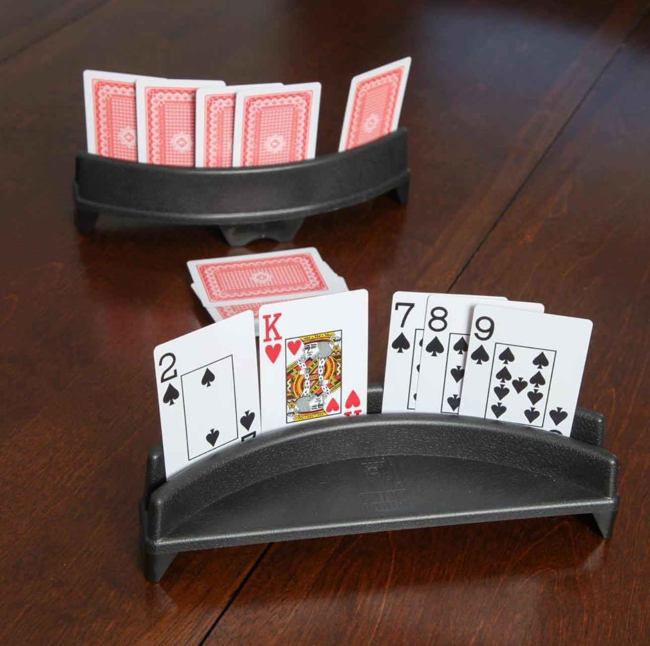 Photo 3 of 10-BRAND NEW-HOME-X PLAYING CARD HOLDERS. POKER, CARD GAMES GAMBLING ACCESSORIES (CARDS NOT INCLUDED). (10CT)