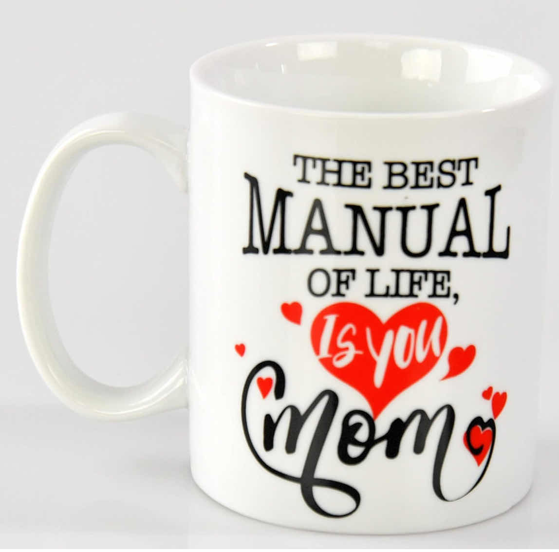 Photo 2 of BRAND NEW-HOME-X "BEST LIFE MANUAL OF LIFE, IS YOU, MOM" CERAMIC COFFEE MUG. LARGE 140Z COFFEE CUP.