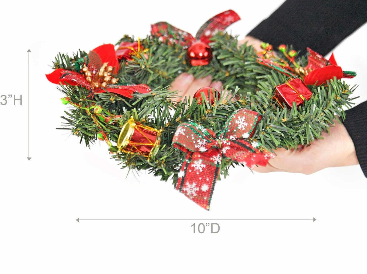 Photo 2 of BRAND NEW CASE OF HOME-X 10”  CHRISTMAS WREATH