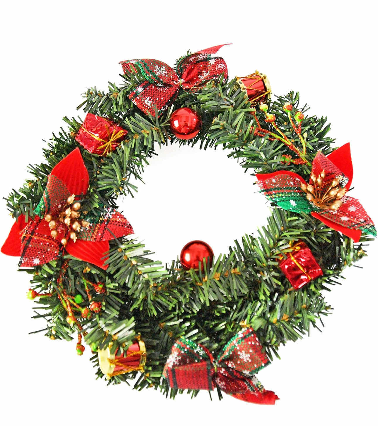 Photo 1 of BRAND NEW CASE OF HOME-X 10”  CHRISTMAS WREATH