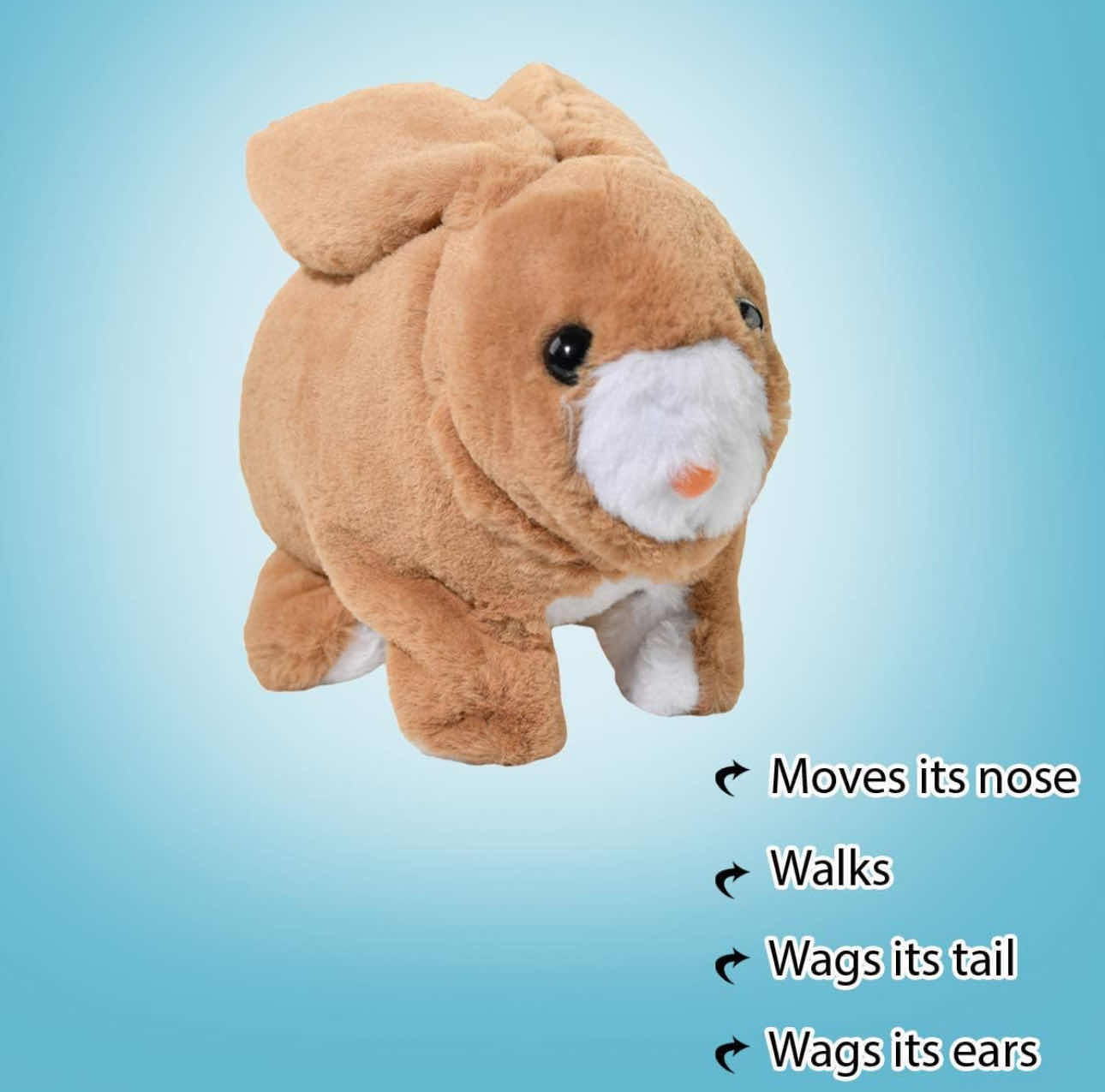 Photo 1 of BRAND NEW HOME-X BROWN, ELECTRIC RABBIT TOY