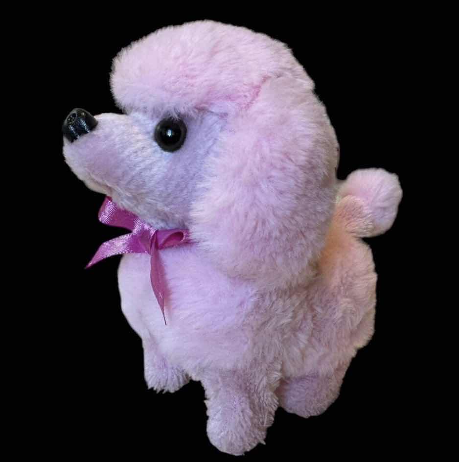 Photo 1 of BRAND NEW 7" PLUSH WALKING & BARKING PINK POODLE TOY