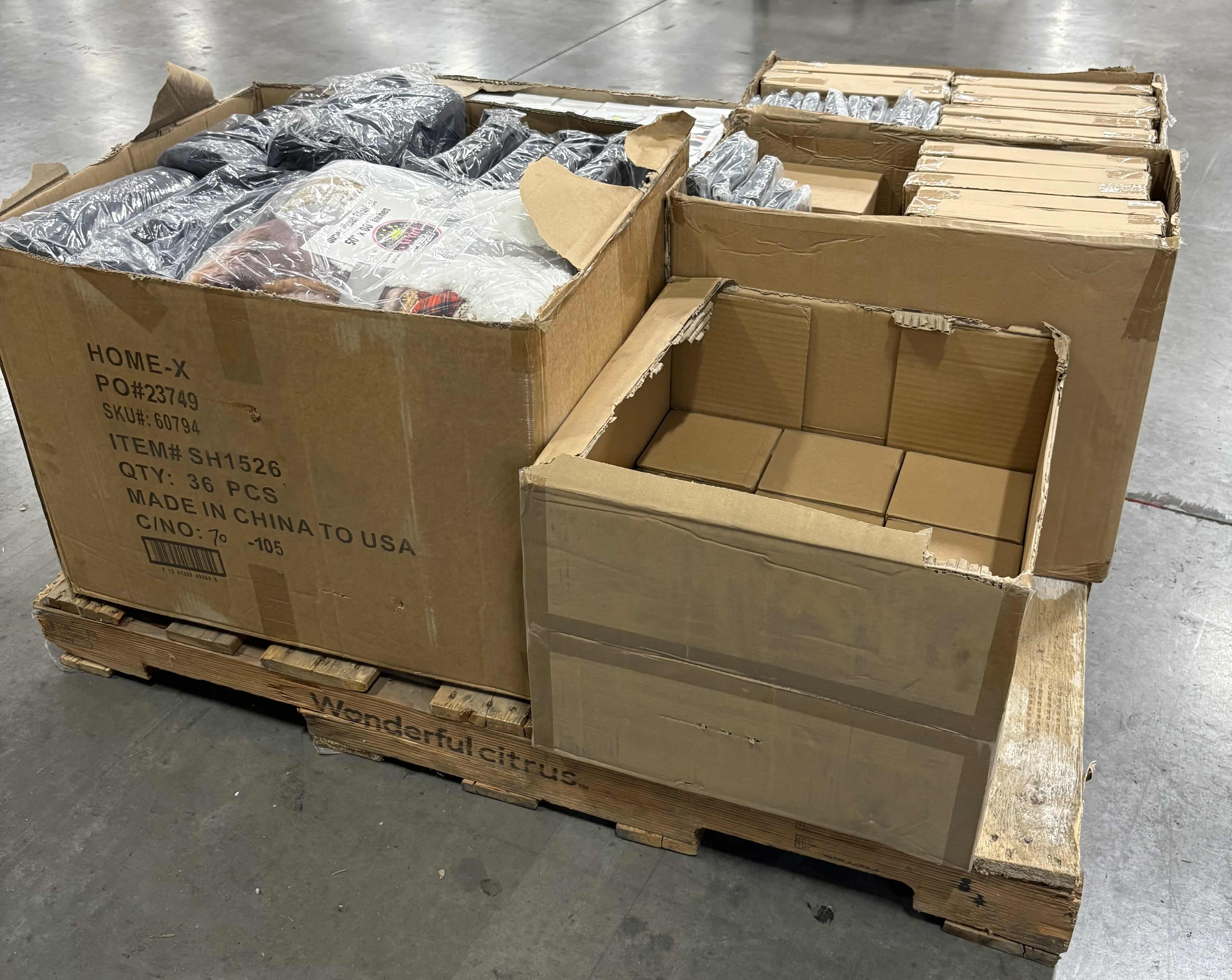 Photo 1 of PALLET OF PARTIAL CASES - HOME ESSENTIALS