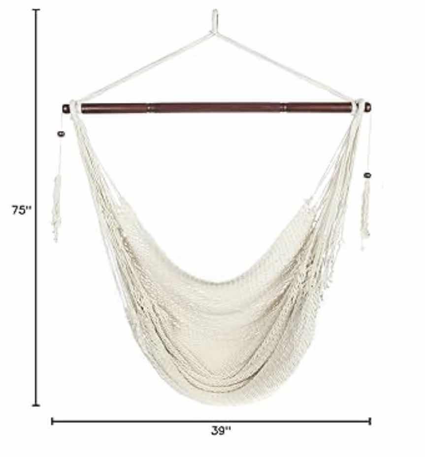 Photo 2 of BRAND NEW CASE OF ARAD ROPE CONSTRUCTION HANGING HAMMOCK SWING CHAIR