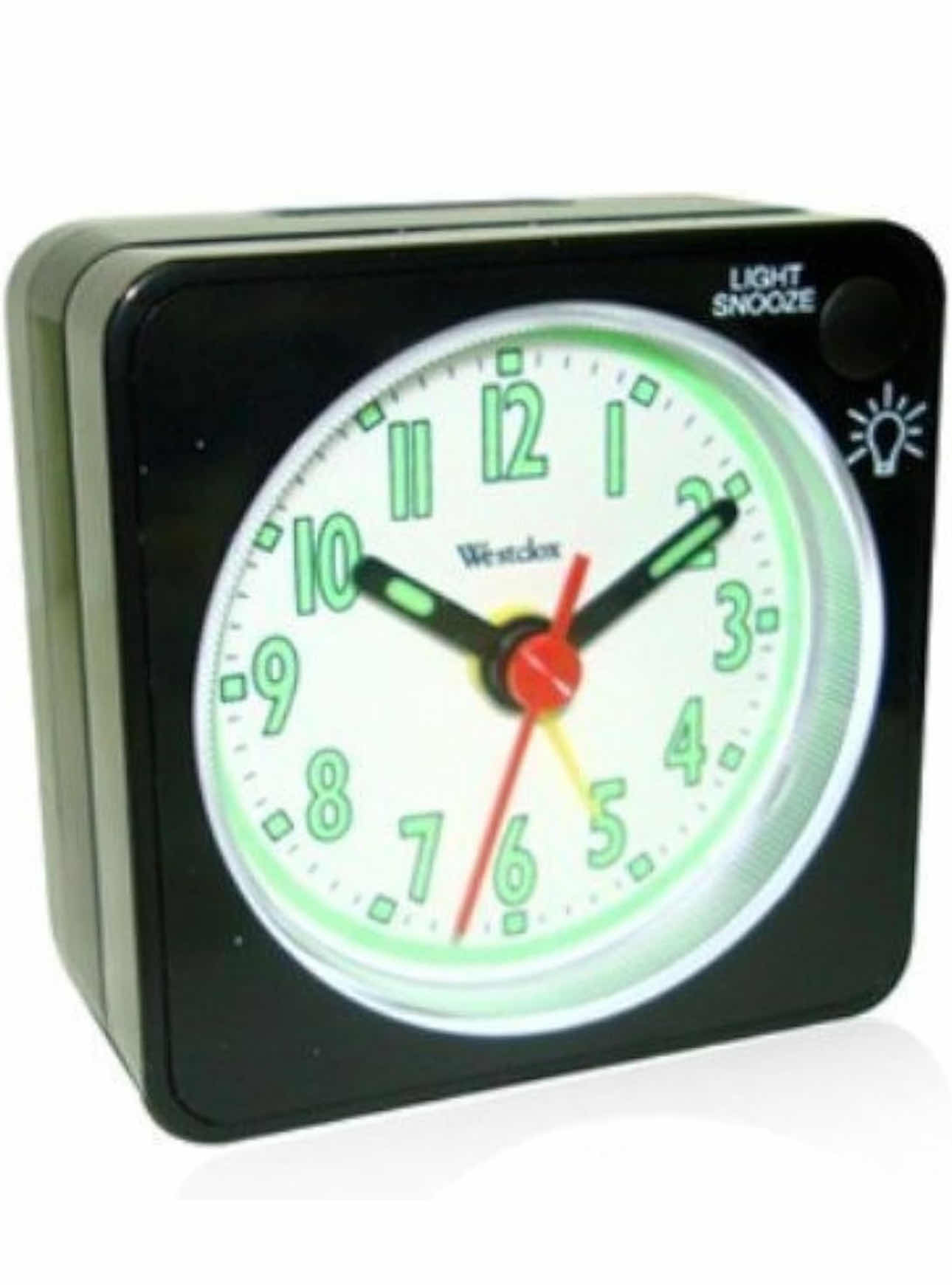 Photo 1 of BRAND NEW CASE OF WESTCLOX QUARTZ ANALOG ALARM CLOCK BLACK