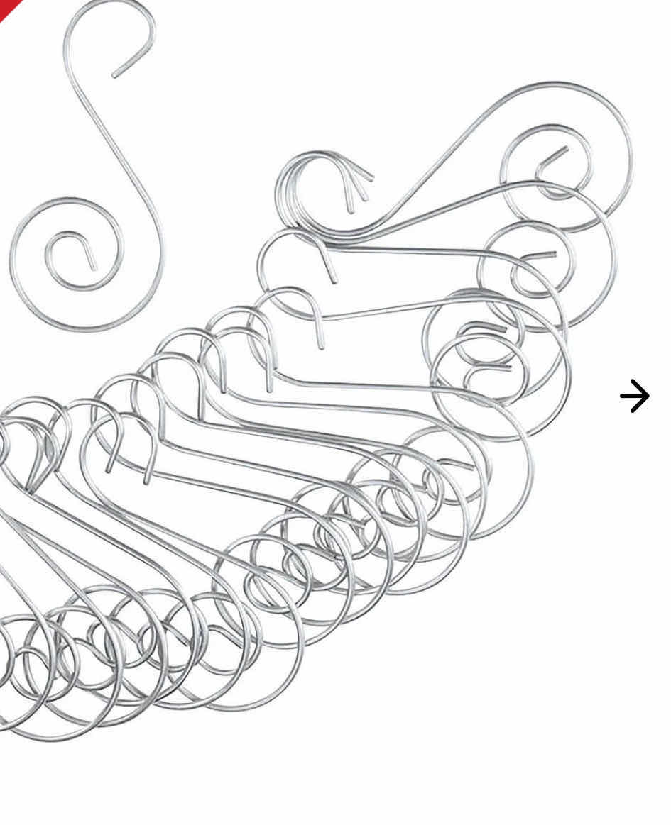 Photo 1 of BRAND NEW CASE OF S-HOOK ORNAMENT HANGERS,50 PER SET/150 SETS
