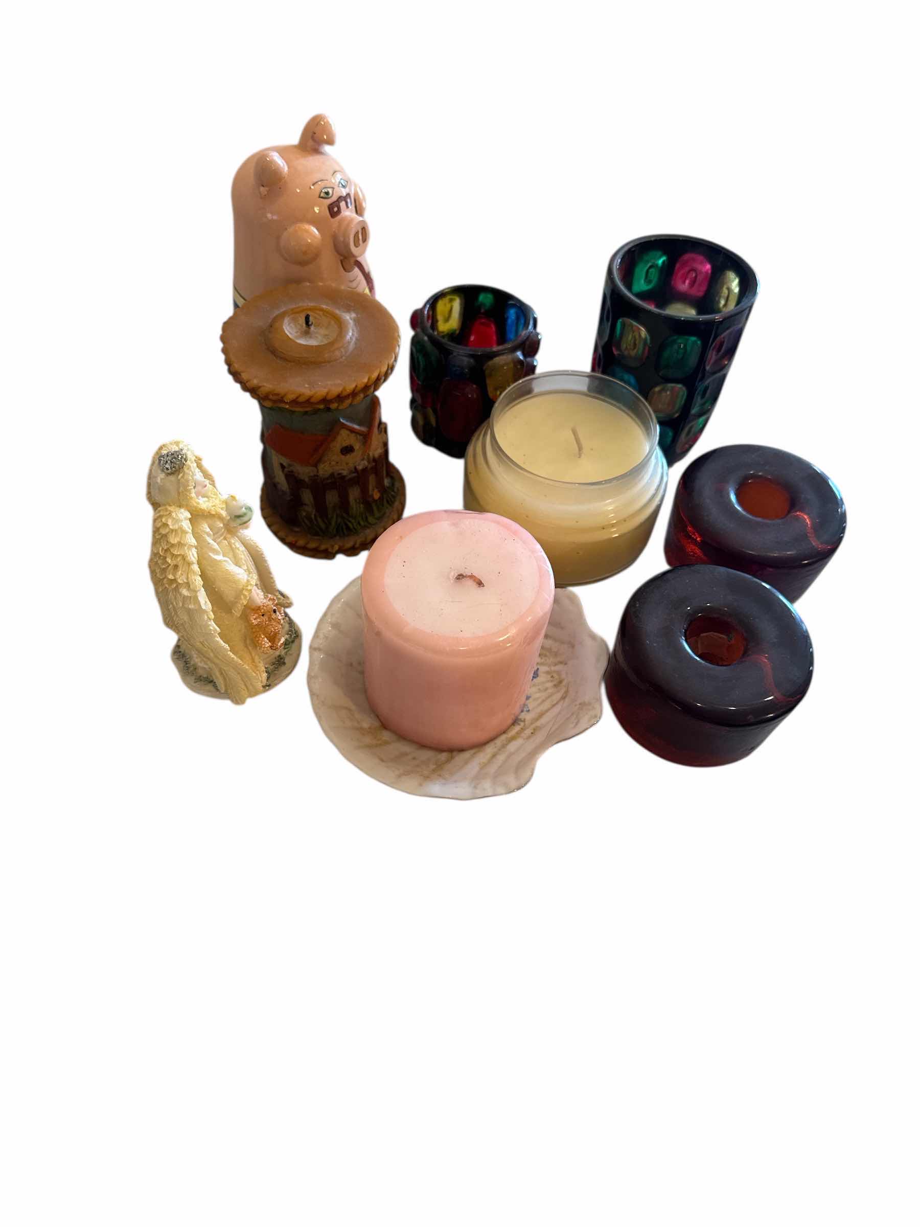 Photo 1 of 9 ITEMS OF HOME DECOR (MOSTLY CANDLE HOLDERS)