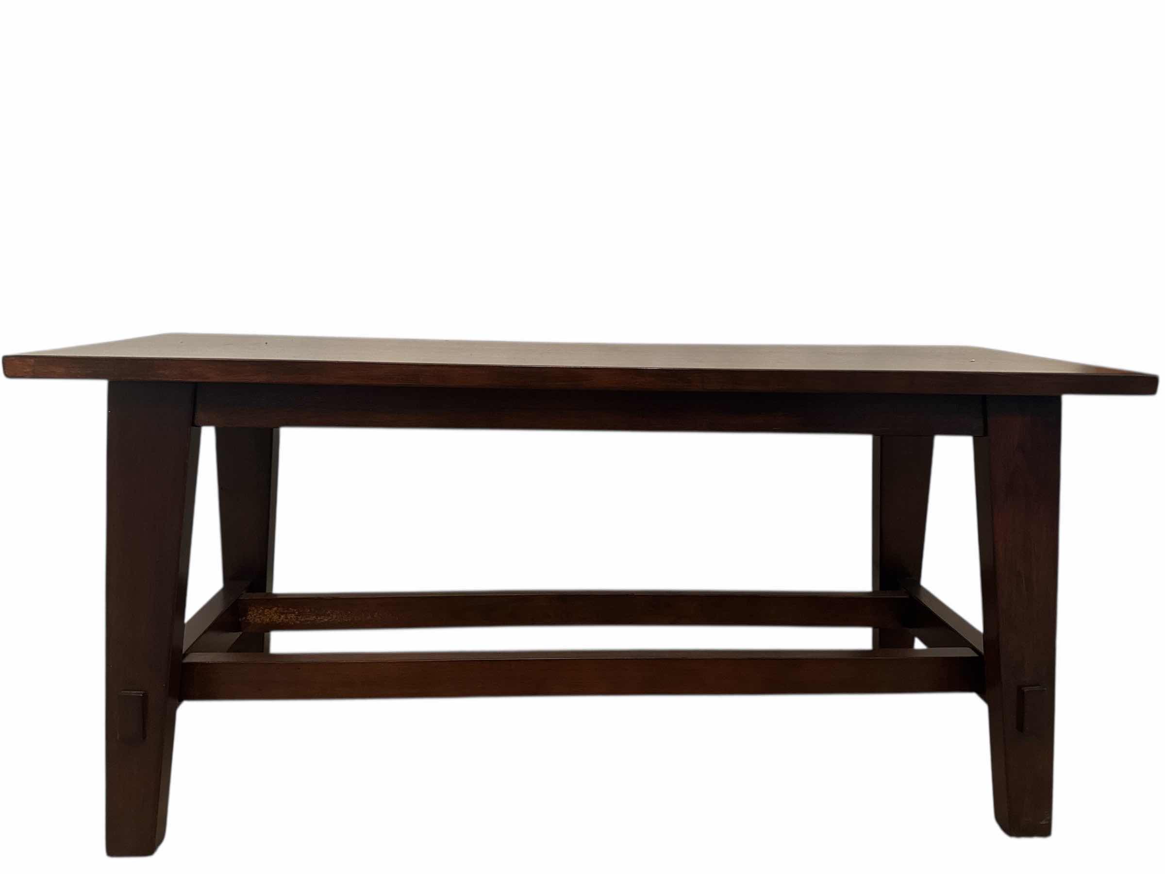 Photo 1 of 80
DARK WOOD BENCH
36“ x 12“ H 17 “