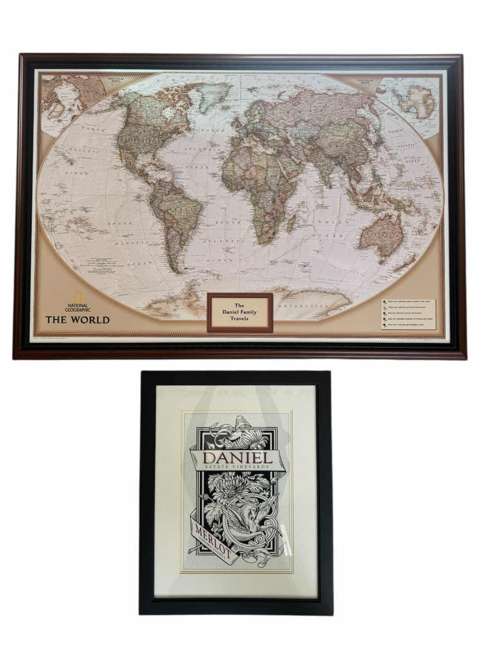 Photo 1 of 60
VINTAGE “ THE WORLD MAP” NATIONAL GEOGRAPHIC AND DANIEL ESTATE VINEYARD, MERLOT SONOMA COUNTY, FRAMED ARTWORK, HOME DECOR. 

38.5” X 26.5” X H1”