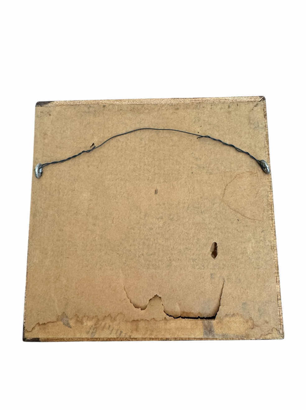 Photo 1 of 70 
VINTAGE WOODEN FRAMED SIGNED GEEN PETERSON CAT ARTWORK. 

6” X 6” X H1.5”