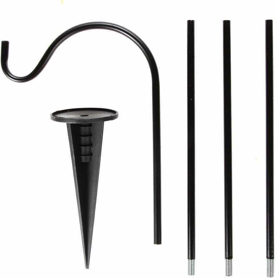 Photo 2 of NEW CASE HOME-X ADJUSTABLE IN-GROUND SHEPHERDS HOOKS 4PK (BOX OF 8 SETS) H27”-42”