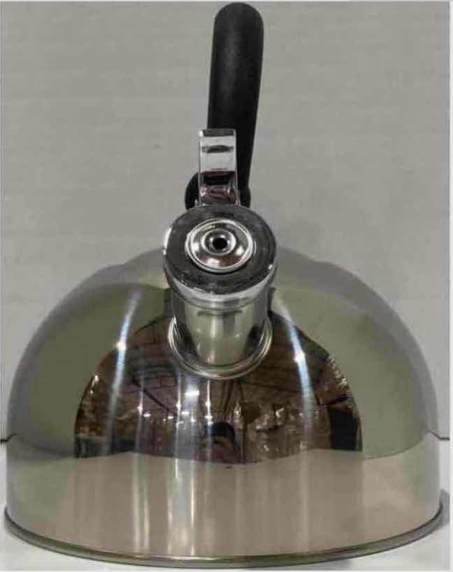 Photo 1 of NEW CASE OF HOME-X 2 QUART STAINLESS STEEL WHISTLING TEA KETTLE (12 PCS/CASE)