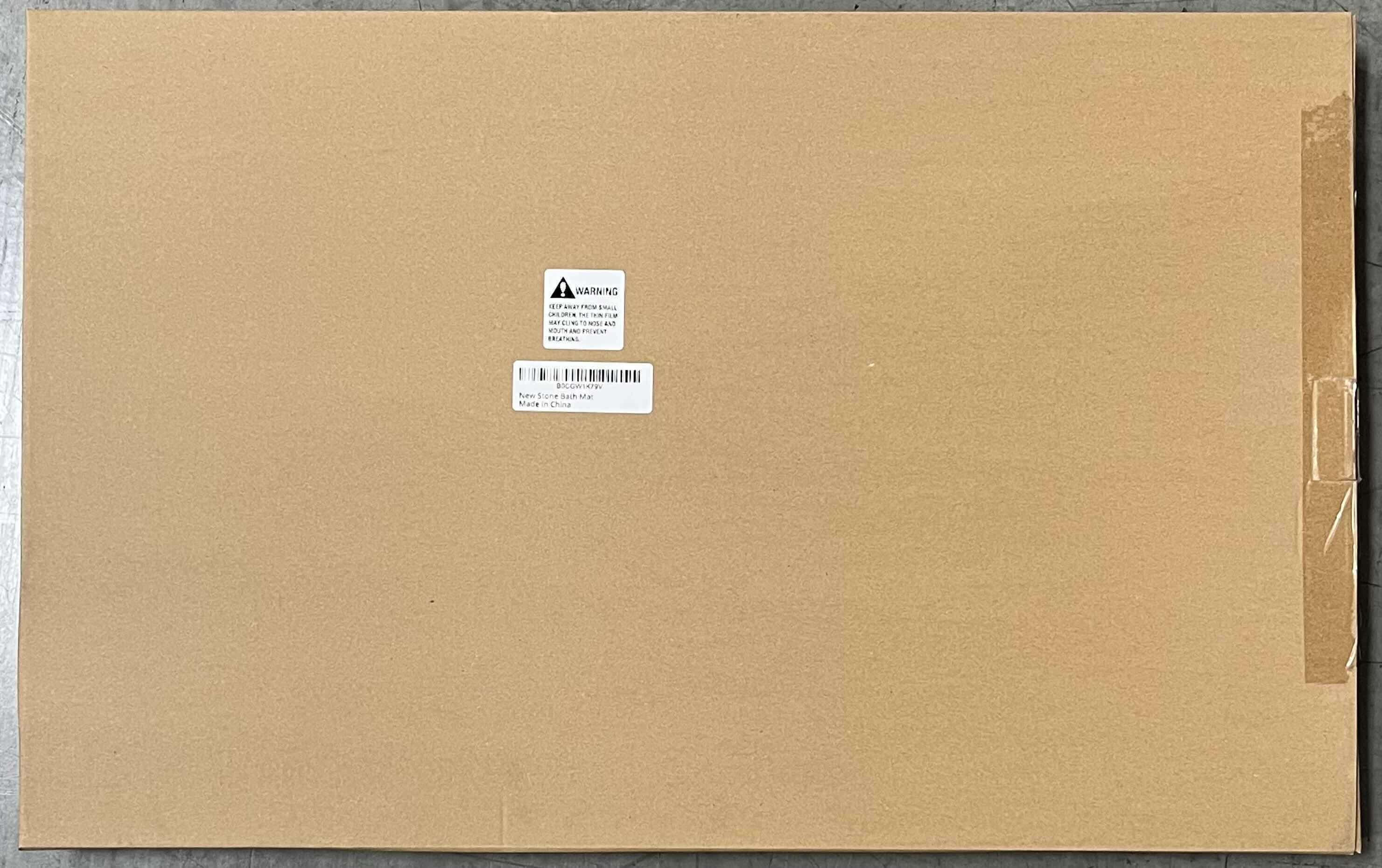 Photo 1 of ADORA HOMES WHITE STONE BATH MAT (1 MAT)