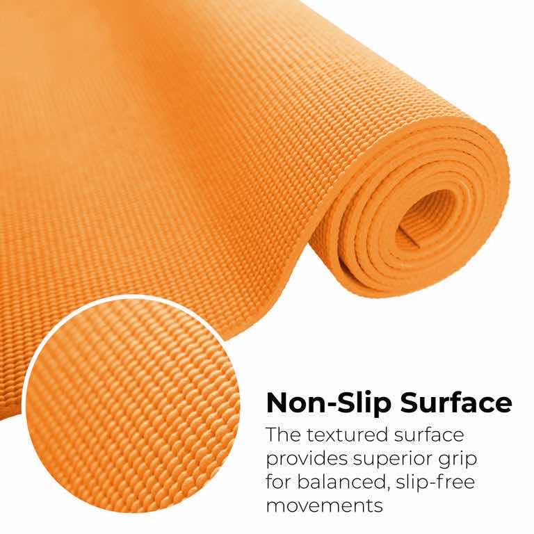 Photo 1 of NEW CASE OF HELLO FIT ORANGE YOGA MATS (10 PER CASE)