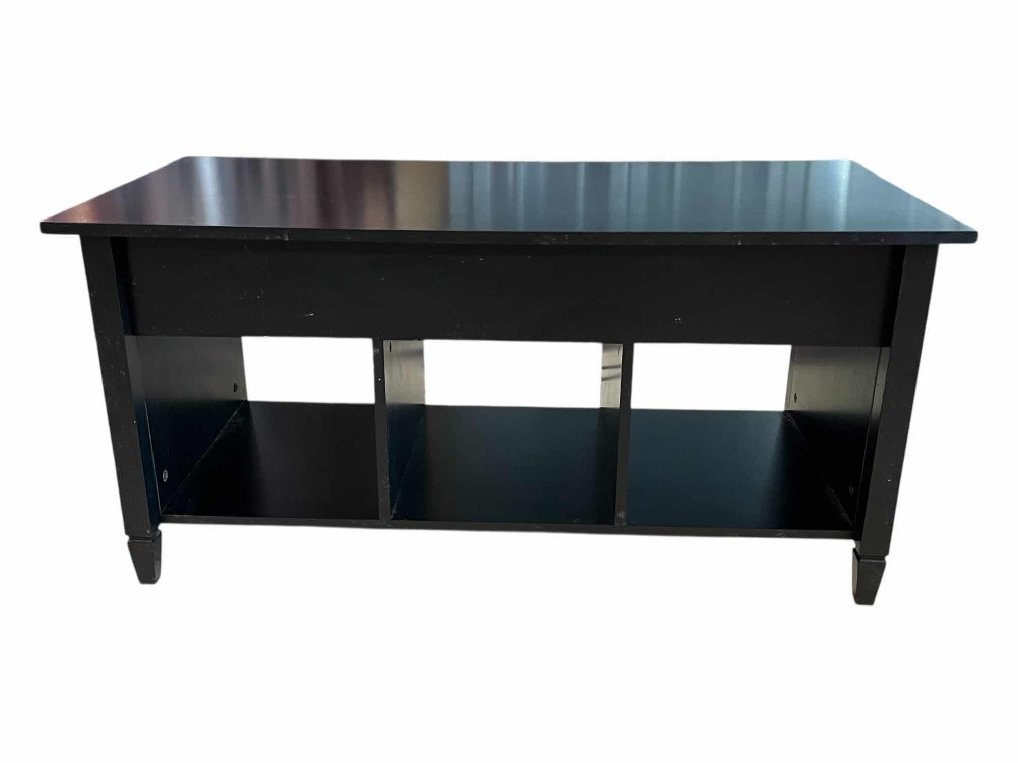 Photo 1 of COSTWAY LIFT-TOP HIDDEN COMPARTMENT BLACK COFFEE TABLE 41” X 19.5” H20”
