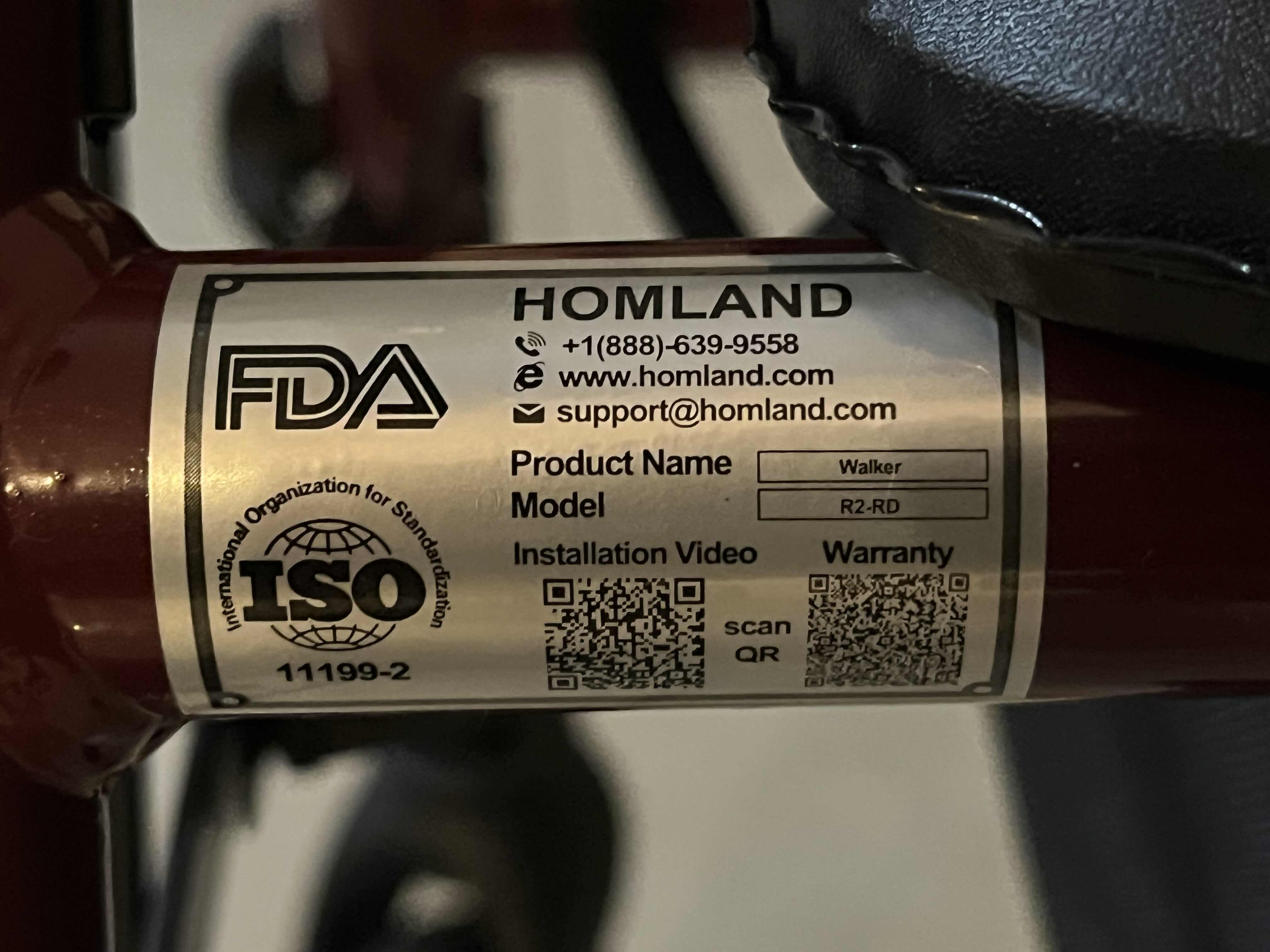 Photo 1 of HOMLAND ROLLING WALKER R2-RD