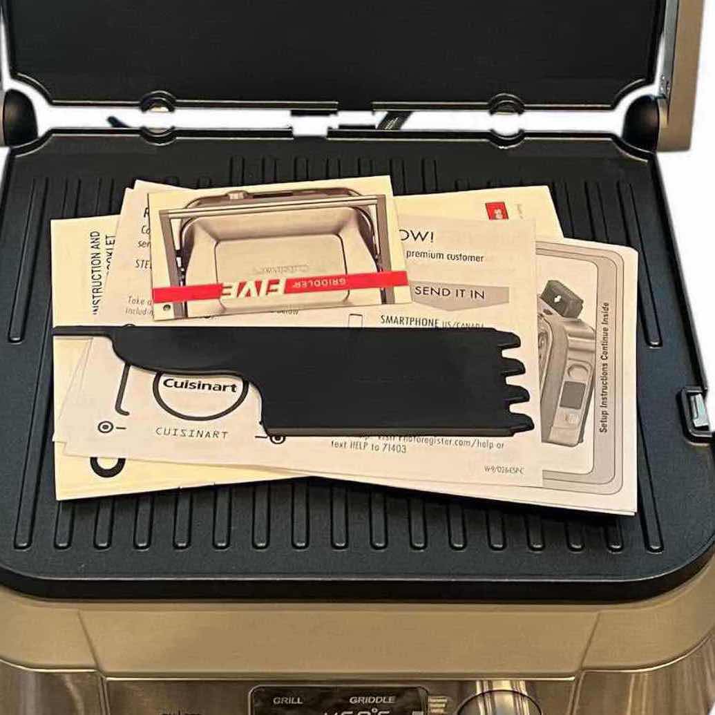 Photo 1 of CUISINART FIVE STAINLESS STEEL GRIDDLE GR-5B