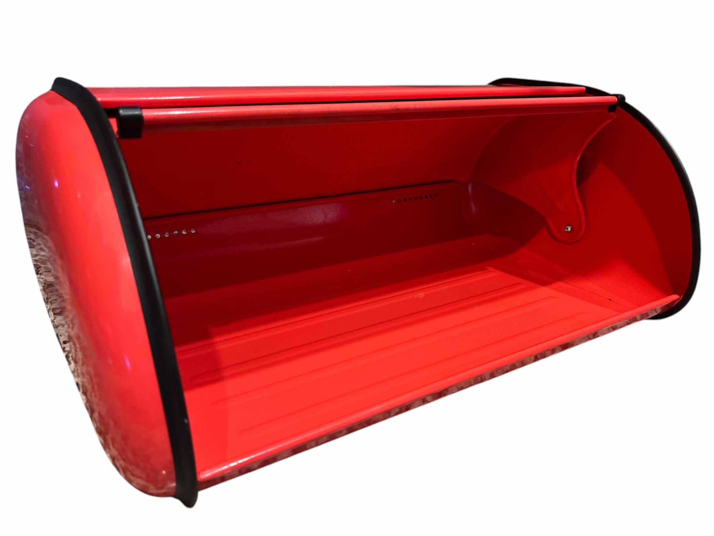 Photo 1 of HOME BASICS ROLL UP LID STAINLESS STEEL BREAD BOX $70