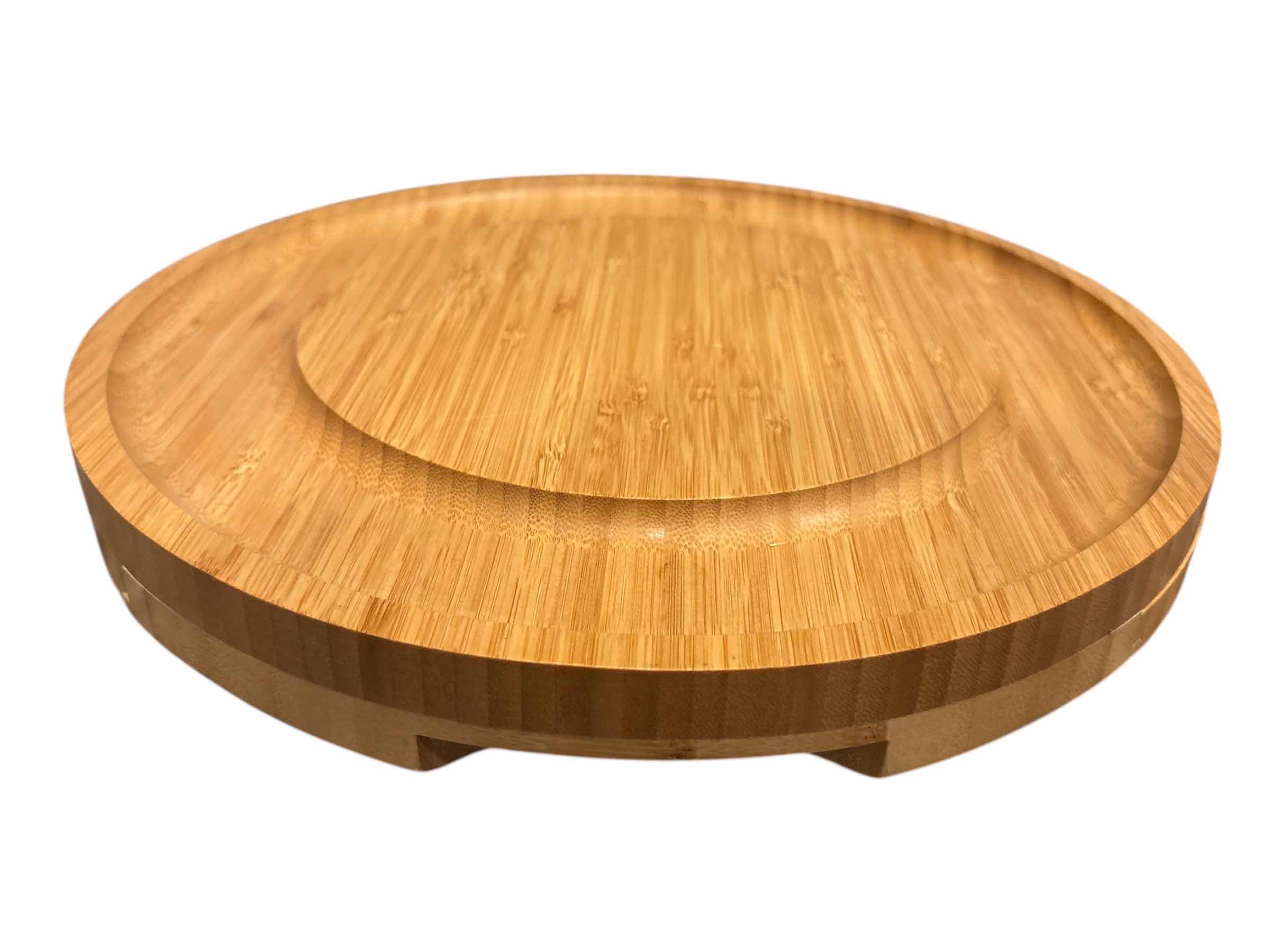 Photo 1 of HOME EUPHORIA BAMBOO ROUND CHEESE & CHARCUTERIE 13” BOARD SET