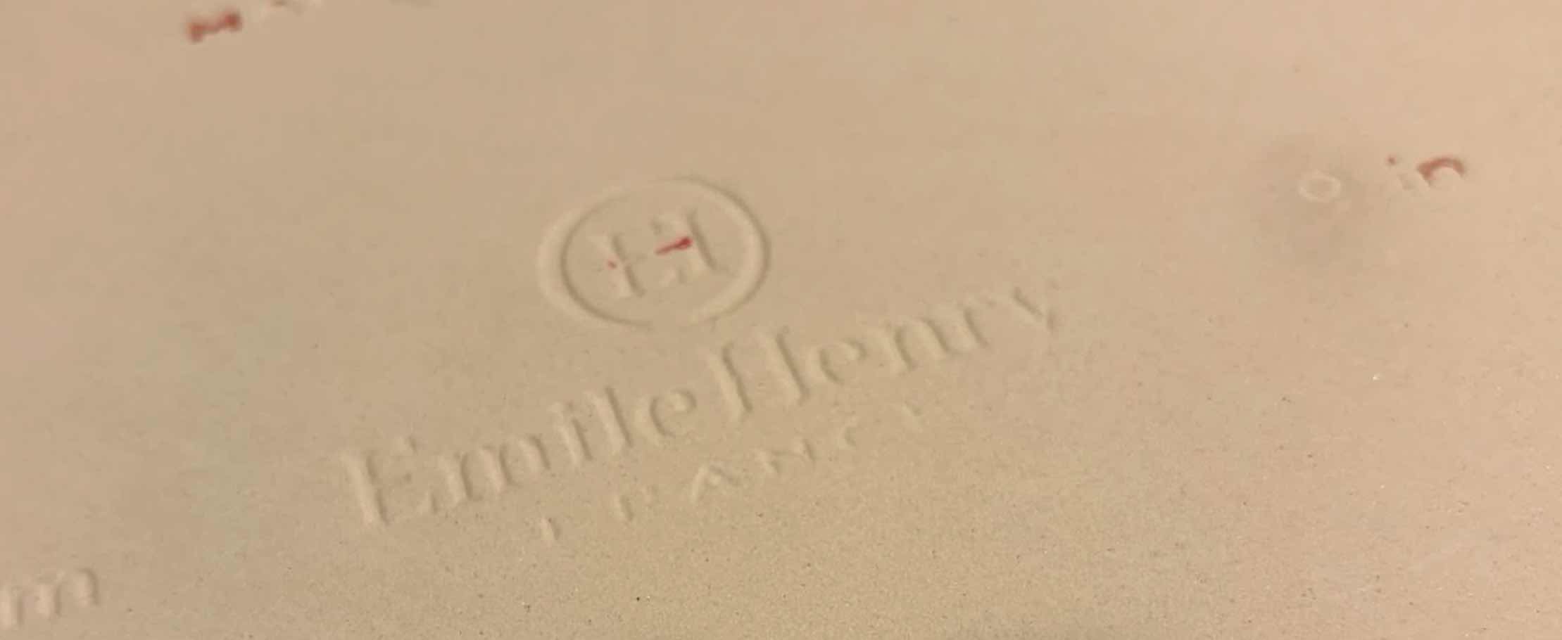 Photo 1 of EMILE HENRY MODERN CLASSICS 9” PIE DISH, RED