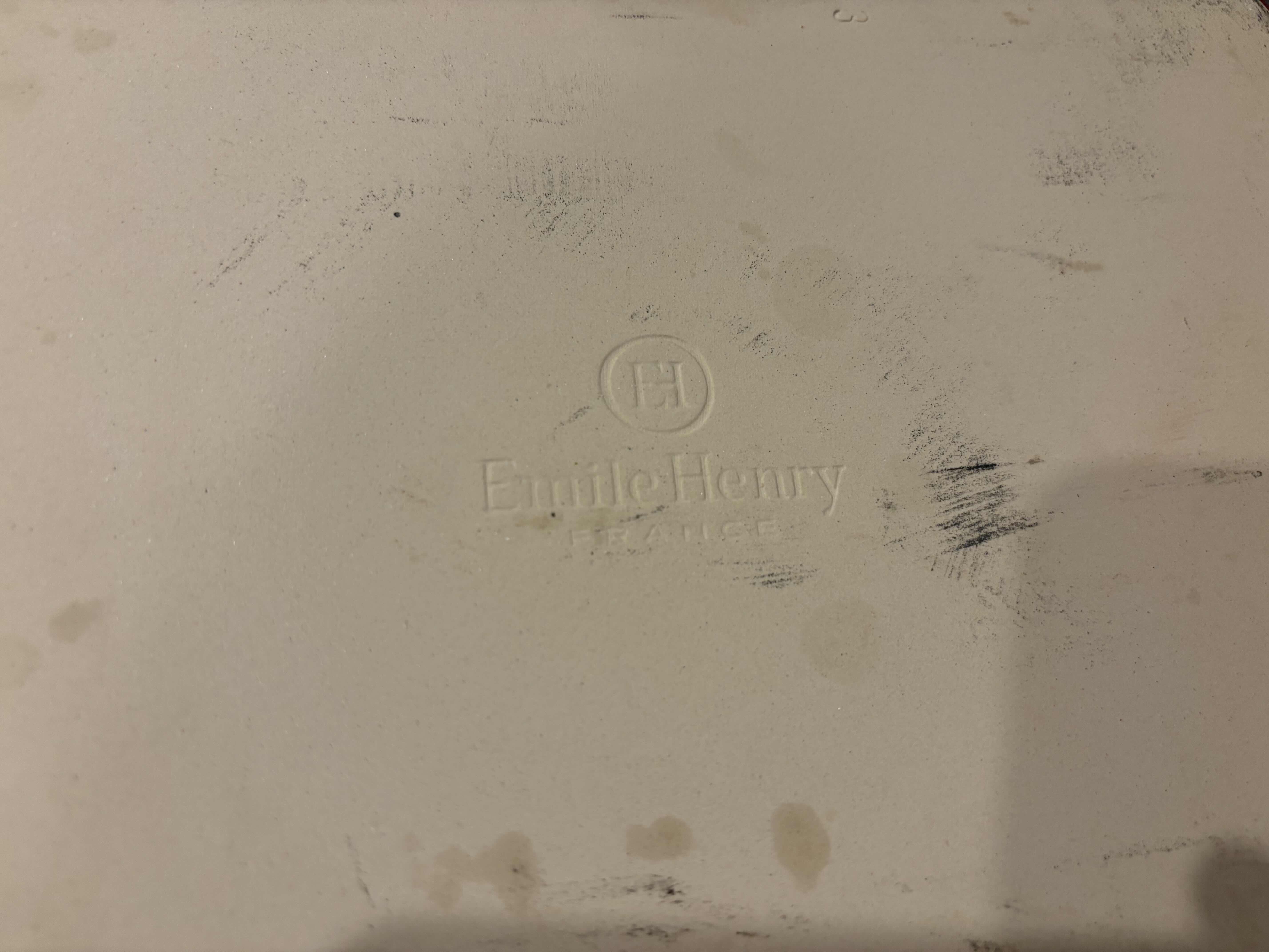 Photo 1 of EMILE HENRY LASAGNA BAKER DISH, RED/WHITE 11” X 18” H3”