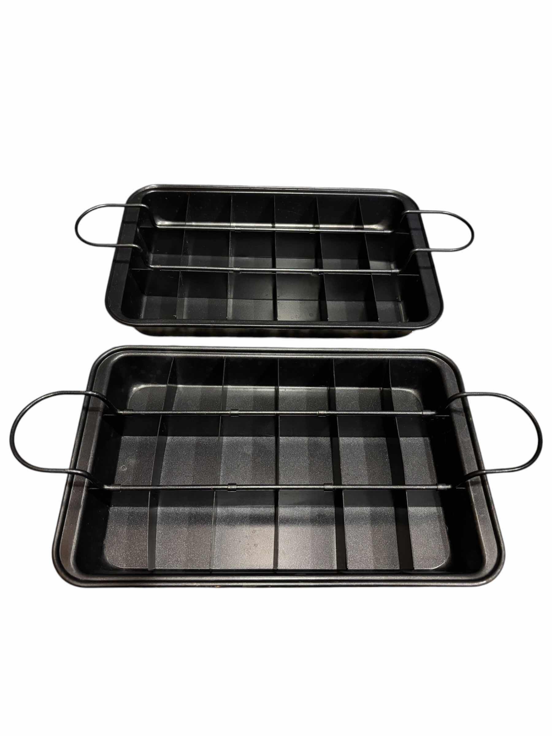 Photo 1 of DIVIDER BROWNIE PANS (2) & 7” SPRINGFORM BAKING PAN (READ NOTES)