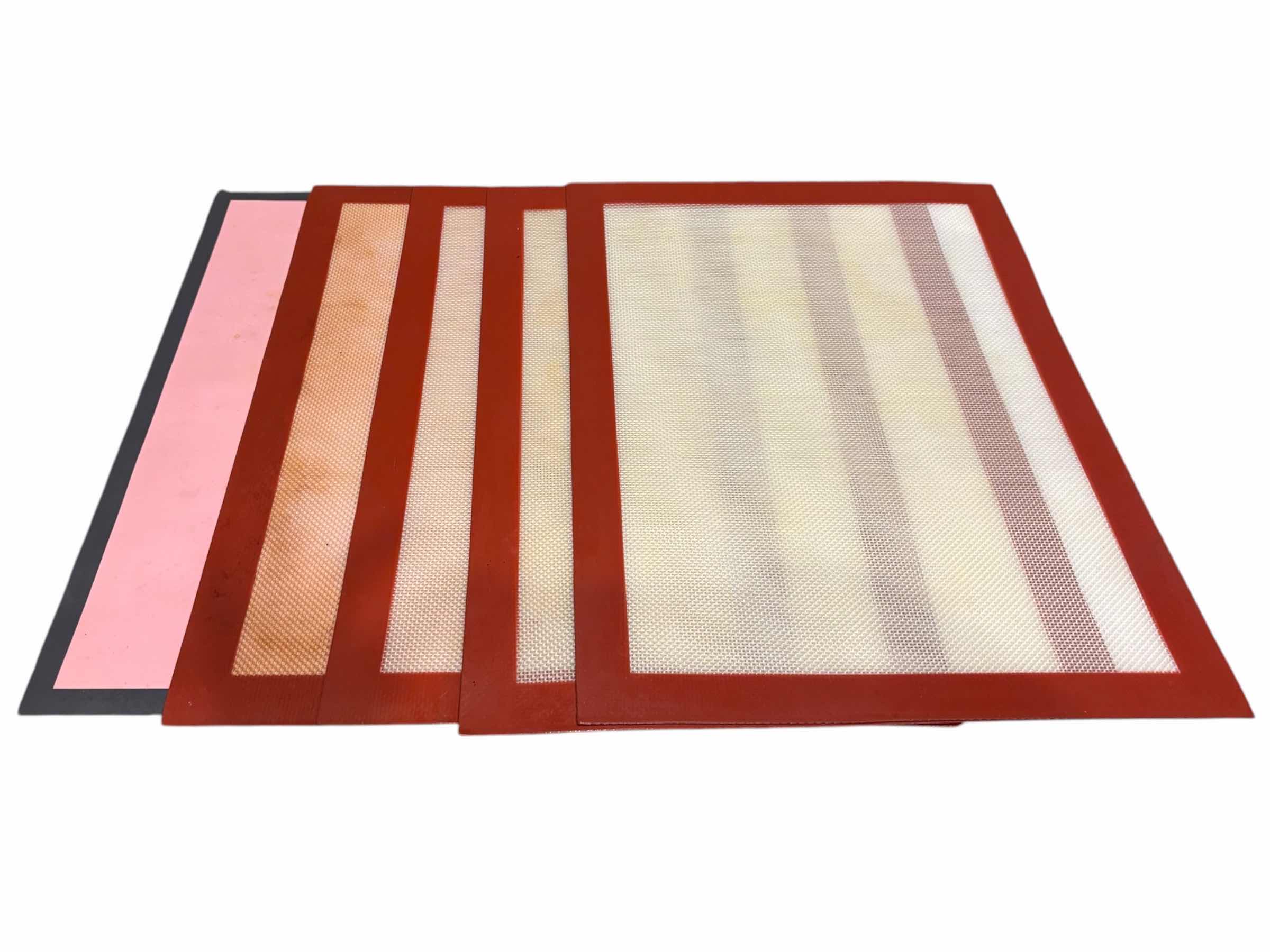 Photo 1 of 5 PC SILICONE NON-STICK OVEN MATS 11.75” X 16.5” $25