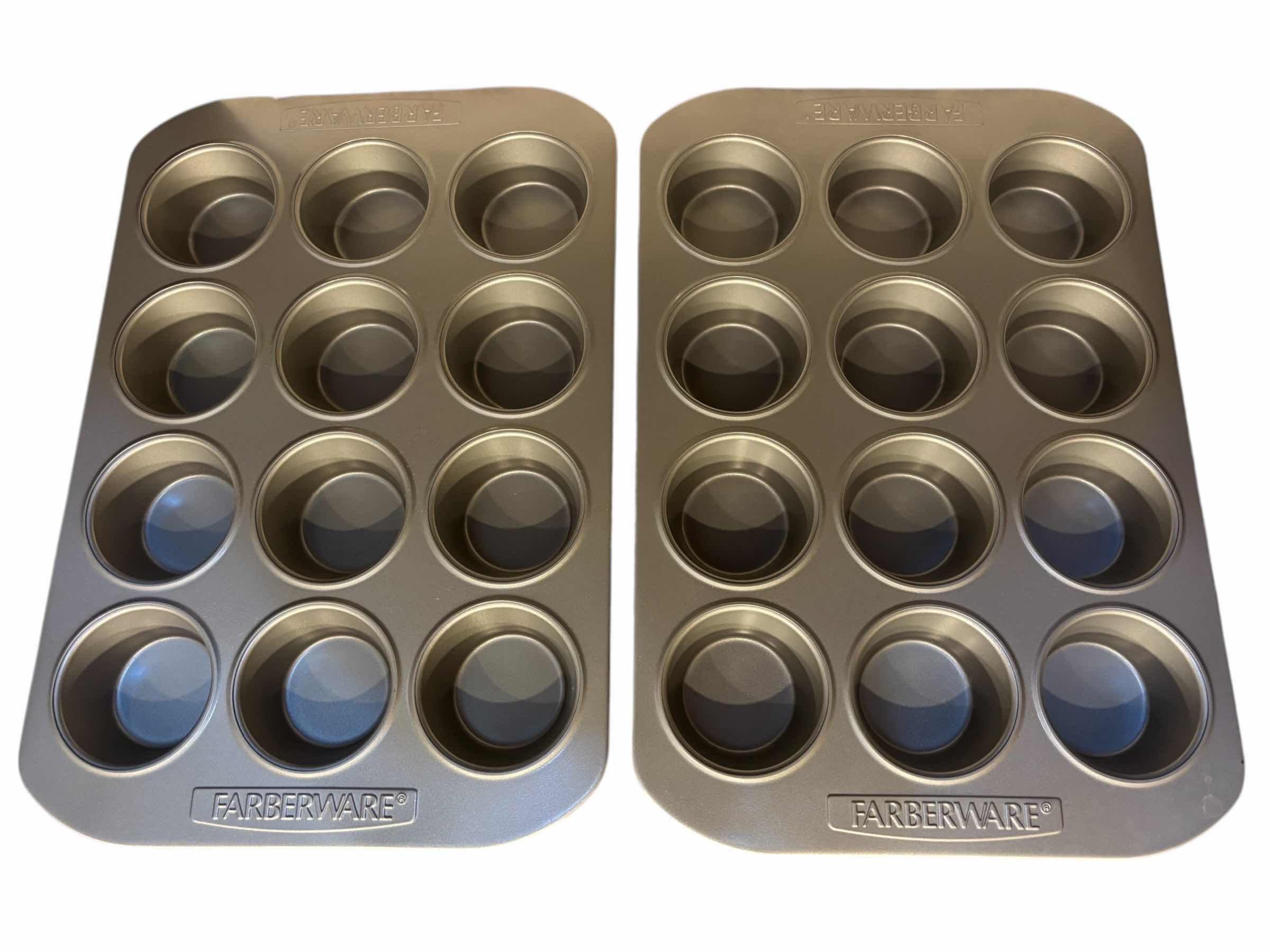 Photo 1 of FARBERWARE 12 CUP MUFFIN PAN (2) & BUNDT CAKE PAN