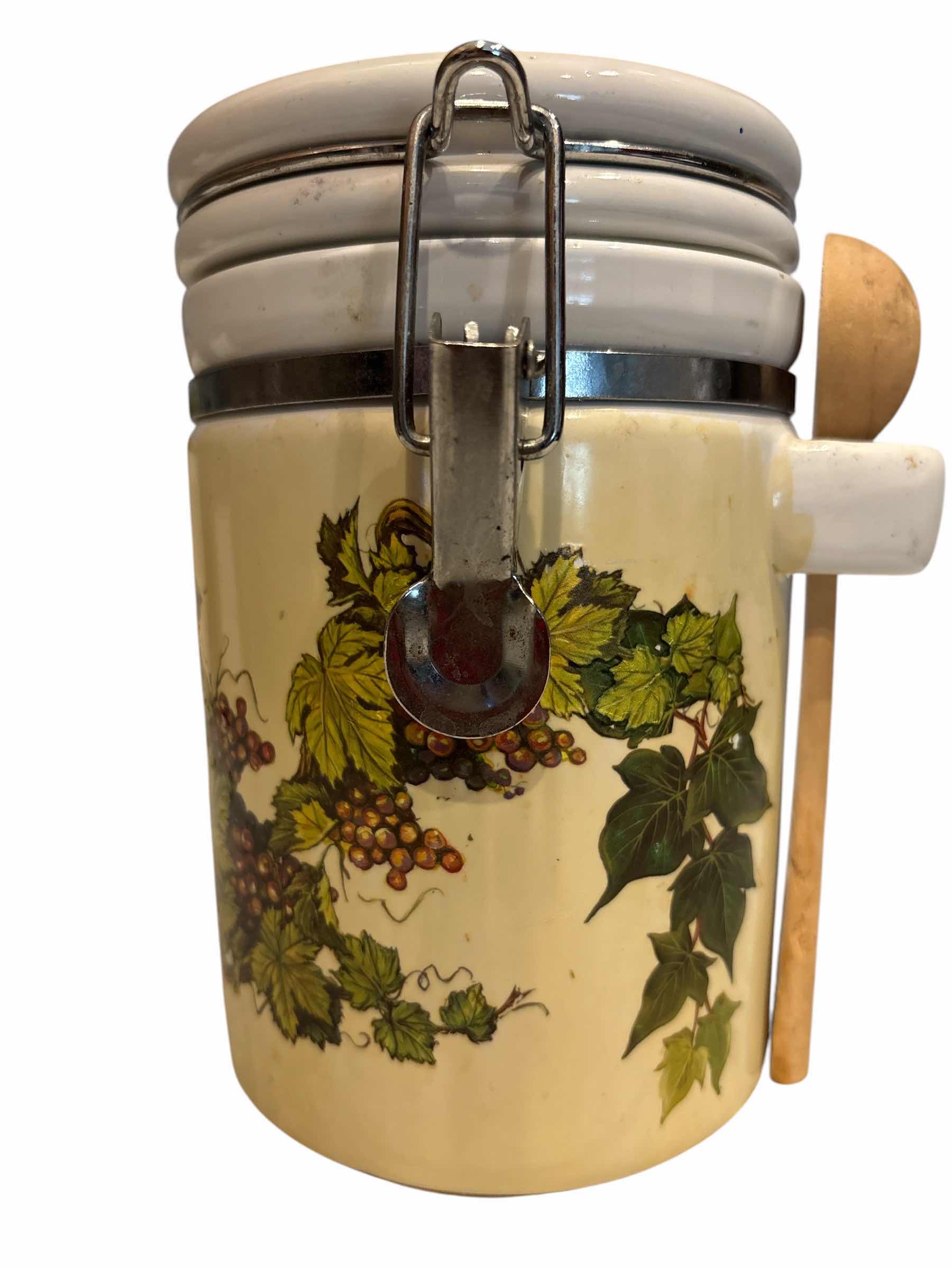 Photo 1 of KITCHEN SUGAR JAR & UTENSIL HOLDER H7”